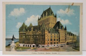 Chateau Frontenac Quebec Canada Postcard A8