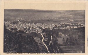 France Bar-sur-Aube Vue generale prise de la Montagne Ste-Germaine