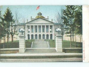 Unused Pre-1907 CAPITOL BUILDING Augusta Maine ME Q1195