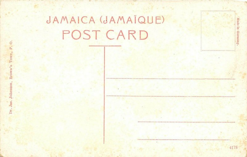 Brown's Town Jamaica c1910 Postcard Going To The Doctor