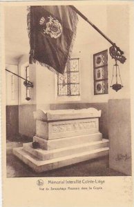 Belgium Liege Le Memorial Interallie Cointe Vue du Sarcophage Roumain dans la...