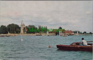 Sussex Postcard - Boating at Bosham Ref.RS29518