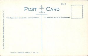 Vintage Vermont Postcard - Lake Champlain - Green Mountain State