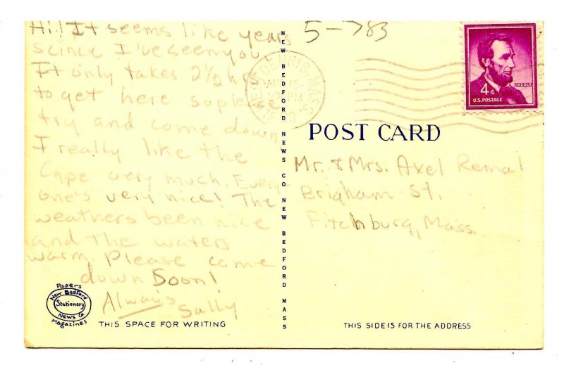 MA - West Harwich. Belmont Hotel