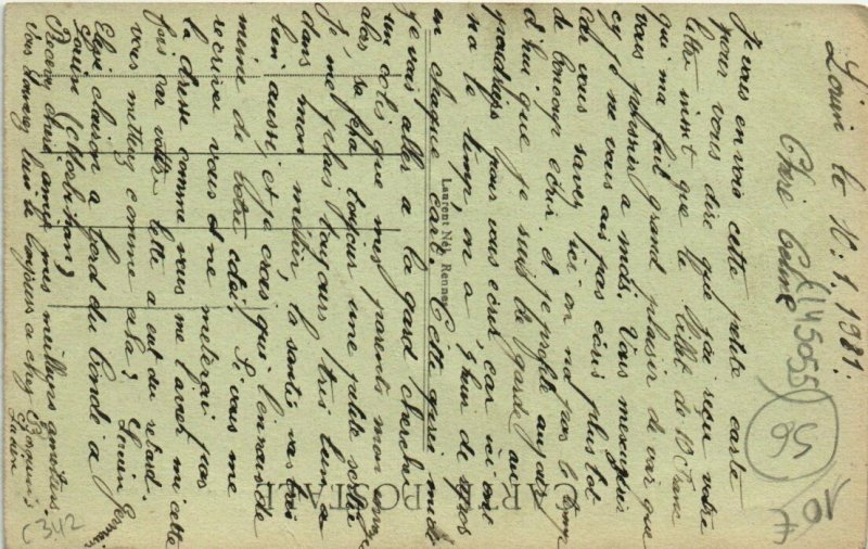 CPA LORIENT Place et Statue Bisson (145055)