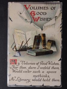 Greetings: Volumes of Good Wishes QUILL, INK & BOOKS c1910 by B.B. London