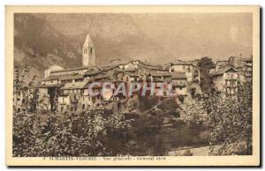 Postcard Old St Martin Vesubie General view