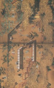 Kyoto Momoyama Period Scenes In History Japanese Art Painting Postcard