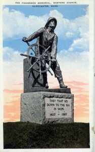 [ Tichnor ] US Massachusetts Gloucester - The Fisherman Memorial