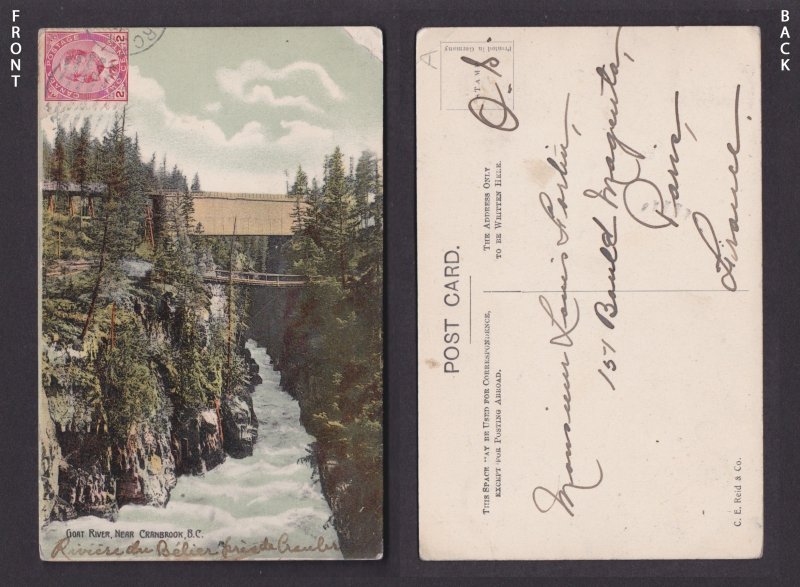 Postcard, CANADA, Cranbrook, Goat River