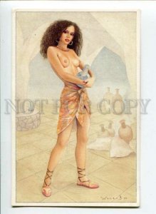 3096508 Semi-NUDE BELLY DANCER Vintner by Jeff WILLIS old PC