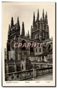 Modern Postcard Burgos Cathedral Detailed Look