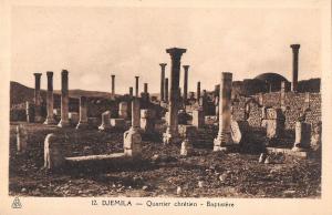 BR46184 Qiartier chretien baptistere Djemila    Algeria