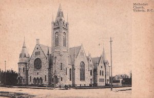 Postcard Methodist Church Victoria BC Canada