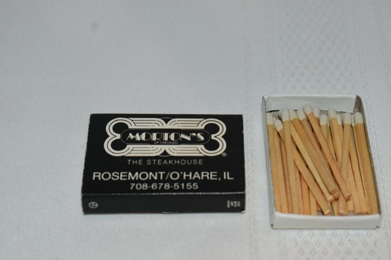 Morton's of Chicago The Steakhouse Rosemont O'Hare Illinois Matchbox