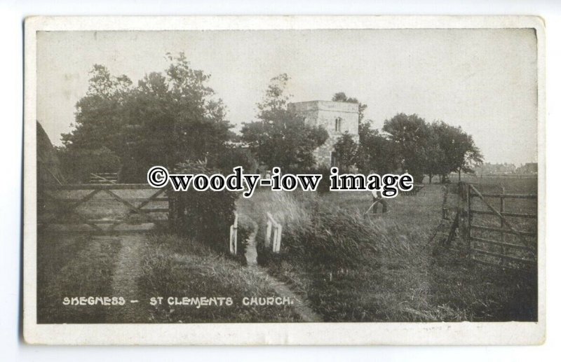 tq0282 - Lincs - Farmer Scything in Field by St.Clements Church Skegness 