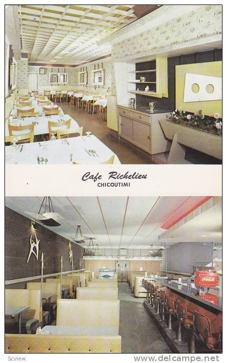 Cafe Richelieu , CHICOUTIMI , Quebec , Canada  , 50-60s