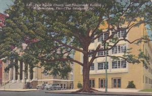 Florida St Petersburg First Baptist Church and Educational Building 1962 Curt...