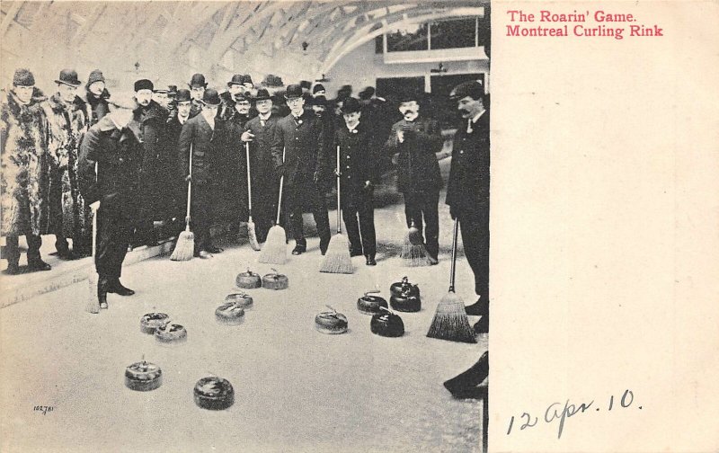 br105502 roarin game montreal curling ring canada sport