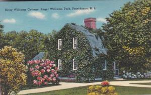 Rhode Island Providence Roger Williams Park Betsy Williams Cottage