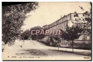 Old Postcard Prison Riom Central Prison