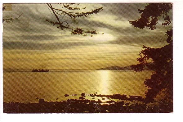 Sunset on English Bay, Vancouver, BC, 