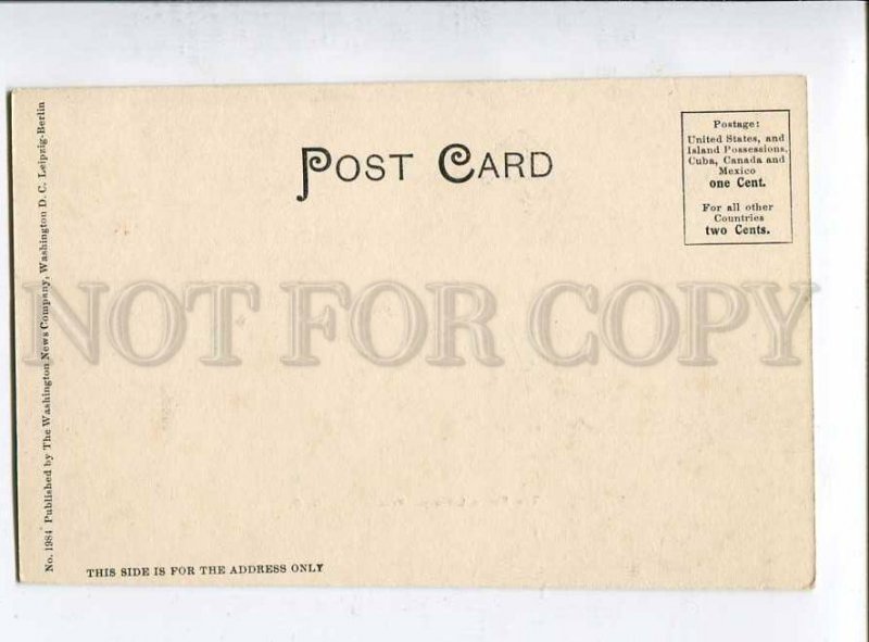 415734 USA DC Washington Public Library Vintage postcard