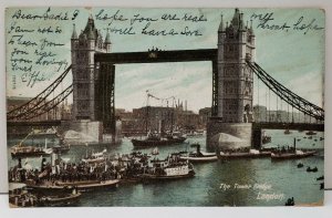 The Tower Bridge London Tow & Caton R.P.O. Baltimore Postcard C12