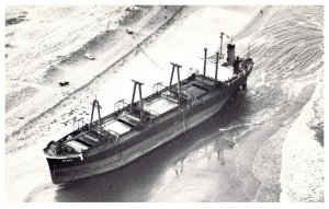 Maltese Freighter Eldria grounded at Nauset Beach Massachusetts