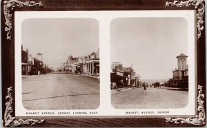 Benoni South Africa Market Avenue Multiview Unused Real Photo Postcard E88