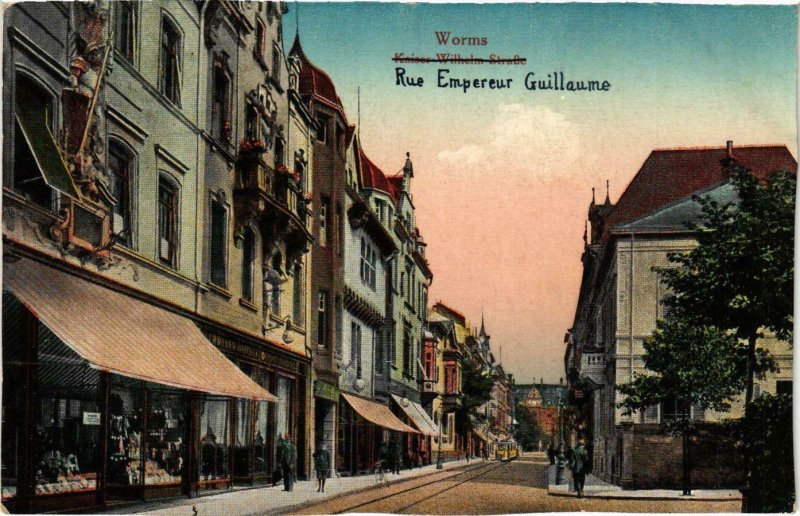 CPA AK Worms- Rue Empereur Guillaume GERMANY (885922)