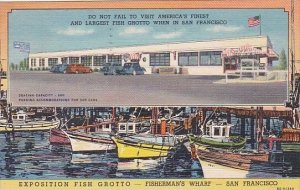 Exposition Fish Grotto Multi View Fisherman's Wharf San Francisco Califo...