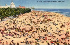 Florida Miami Beach Sun Time Curteich
