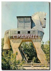 Postcard Modern Canakkale Turiye Trojan horse bay
