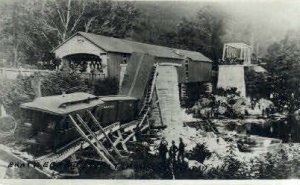 Reproduction -Railroad - Brattleboro, Vermont VT Postcard