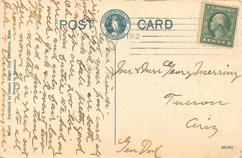 LP05   Brockton Massachusetts Postcard  Fair Midway 