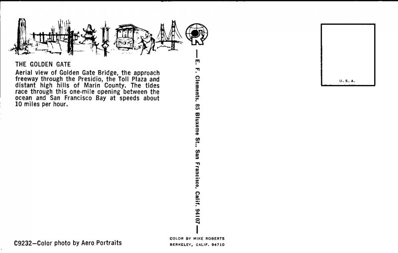 California, San Francisco - Golden Gate Bridge - [CA-533]