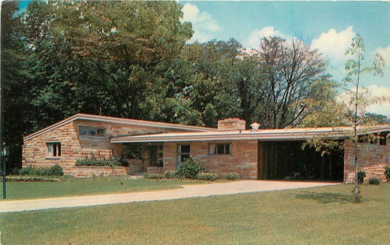 Postcard Indiana French Lick 1950s Mid Century Architecture Dexter 23-6669