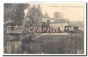 Nemours Old Postcard View from Moulin Daumery