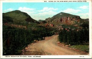 Vtg Bear Lake Road Estes Park Rocky Mountain National Park Colorado CO Postcard