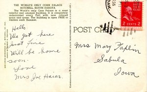 SD - Mitchell. Corn Palace, 1955