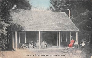 Camp Twilight in Littleton, Massachusetts Lake Warren.