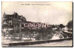 Old Postcard Vannes View of the City taking the Garonne