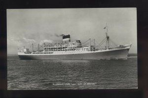 LS1901 - Ellerman Lines Liner - City of Exeter - postcard