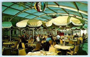 CONCORD, NH ~ Bubble Patio NEW HAMPSHIRE HIGHWAY HOTEL Roadside Motel Postcard