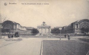 Belgium Brussels Parc du Cinquantenaire Arcade et musees 1920