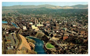 Postcard AIRPORT SCENE Spokane Washington WA AS2440