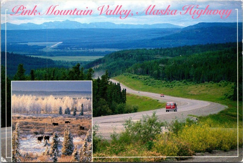 Canada Alaska Highway Pink Mountain Valley Mile 143