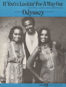 Odyssey If You're Lookin' For A Way Out 1970s Disco Sheet Music