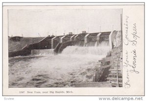 Near BIG RAPIDS, Michigan, PU-1907; New Dam